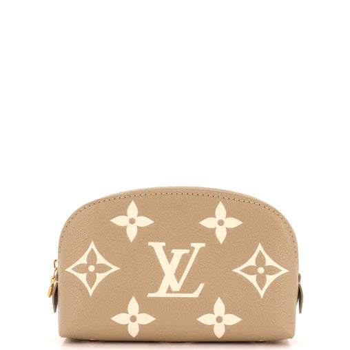 Louis Vuitton Cosmetic Pouch Bicolor Monogram Empreinte Giant