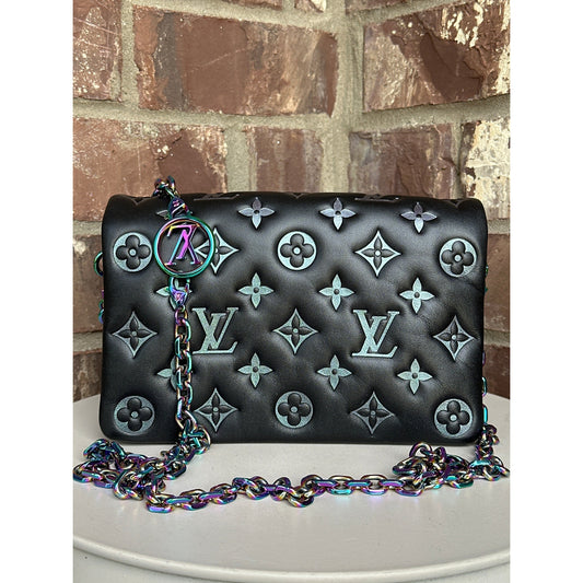 Louis Vuitton Coussin Pochette Monogram Embossed Lambskin - SKI Limited Edition 56654