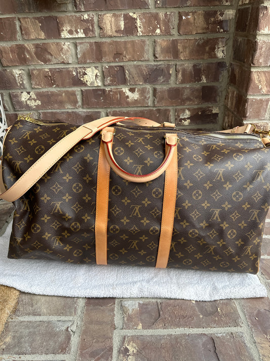 Louis Vuitton Keepall Bandouliere Bag Monogram Canvas 55