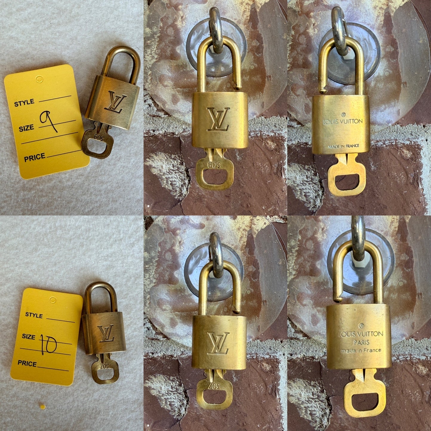 Authentic Louis Vuitton Lock & Key Set