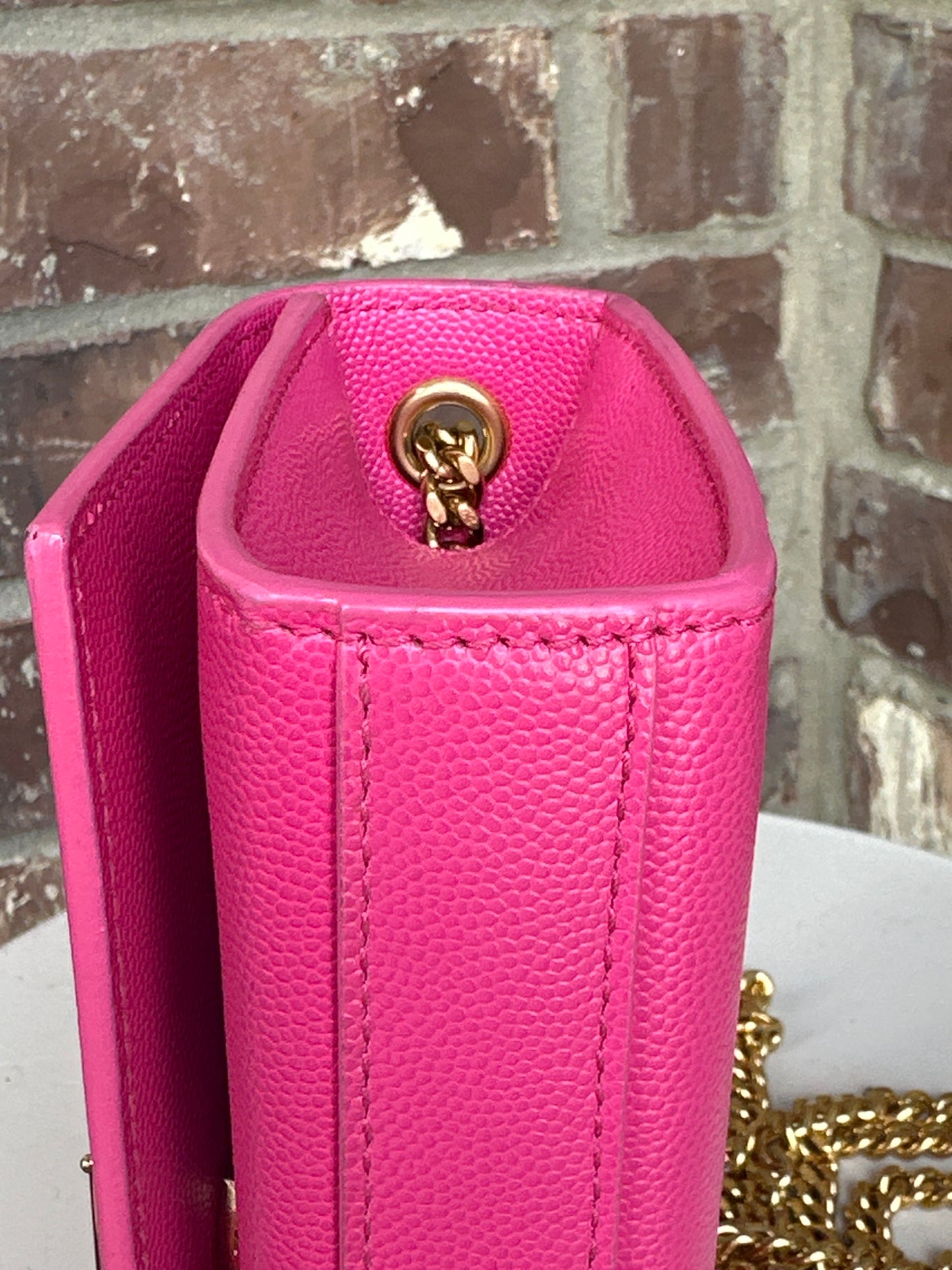 Saint Laurent Classic Monogram Crossbody Bag Grainy Leather Small 54198