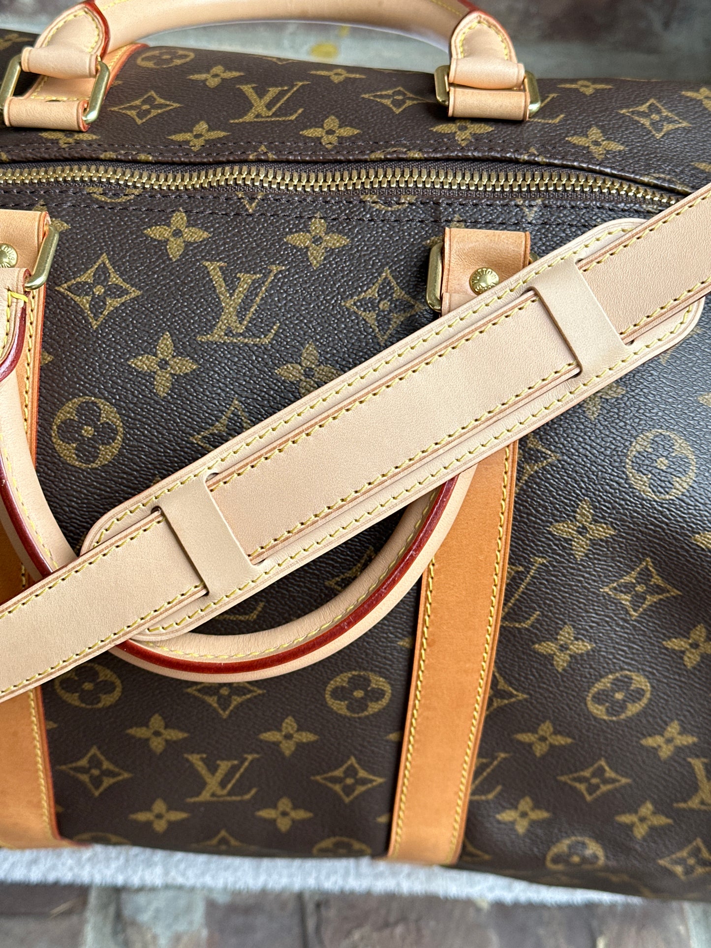 Louis Vuitton Keepall Bandouliere Bag Monogram Canvas 55