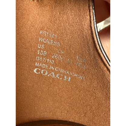 Coach Sandal -  Gunmetal Size 10B