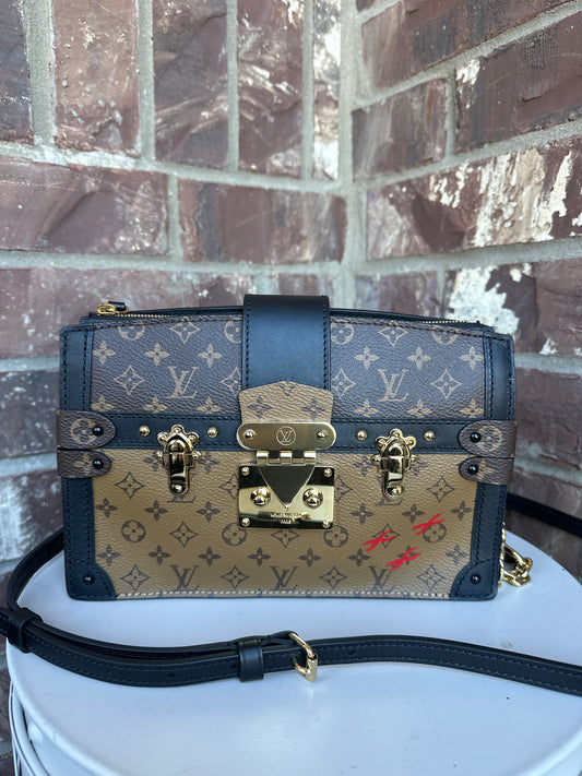 Louis Vuitton Trunk Clutch Reverse Monogram Canvas