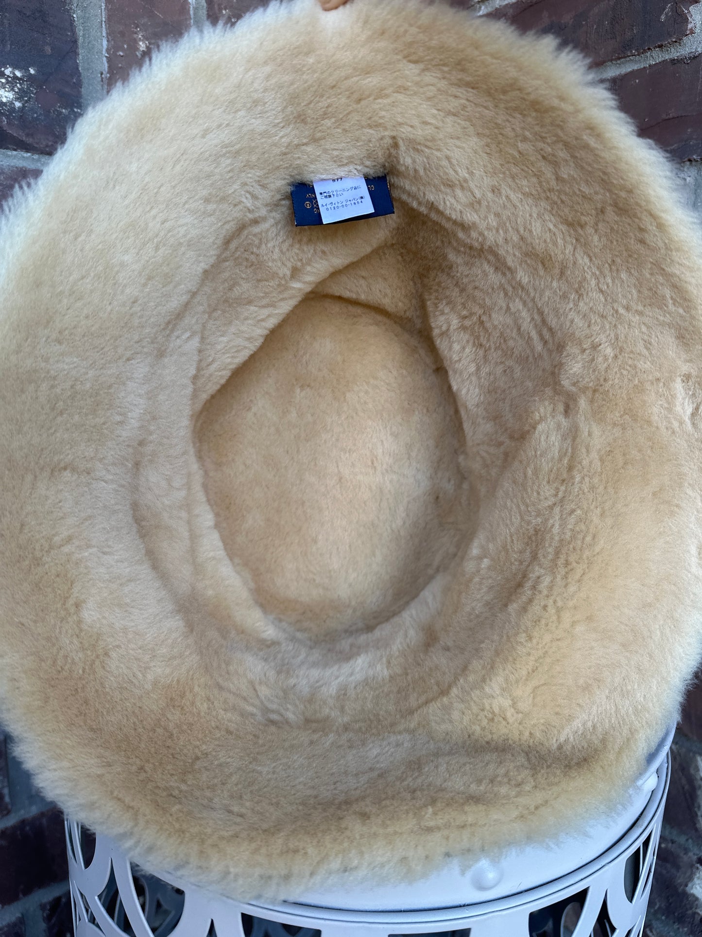 Louis Vuitton Bonnet Bucket Hat Denim and Shearling 31124