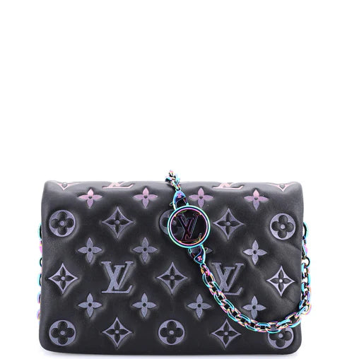 *Louis Vuitton Coussin Pochette Monogram Embossed Lambskin - SKI Limited Edition 56654