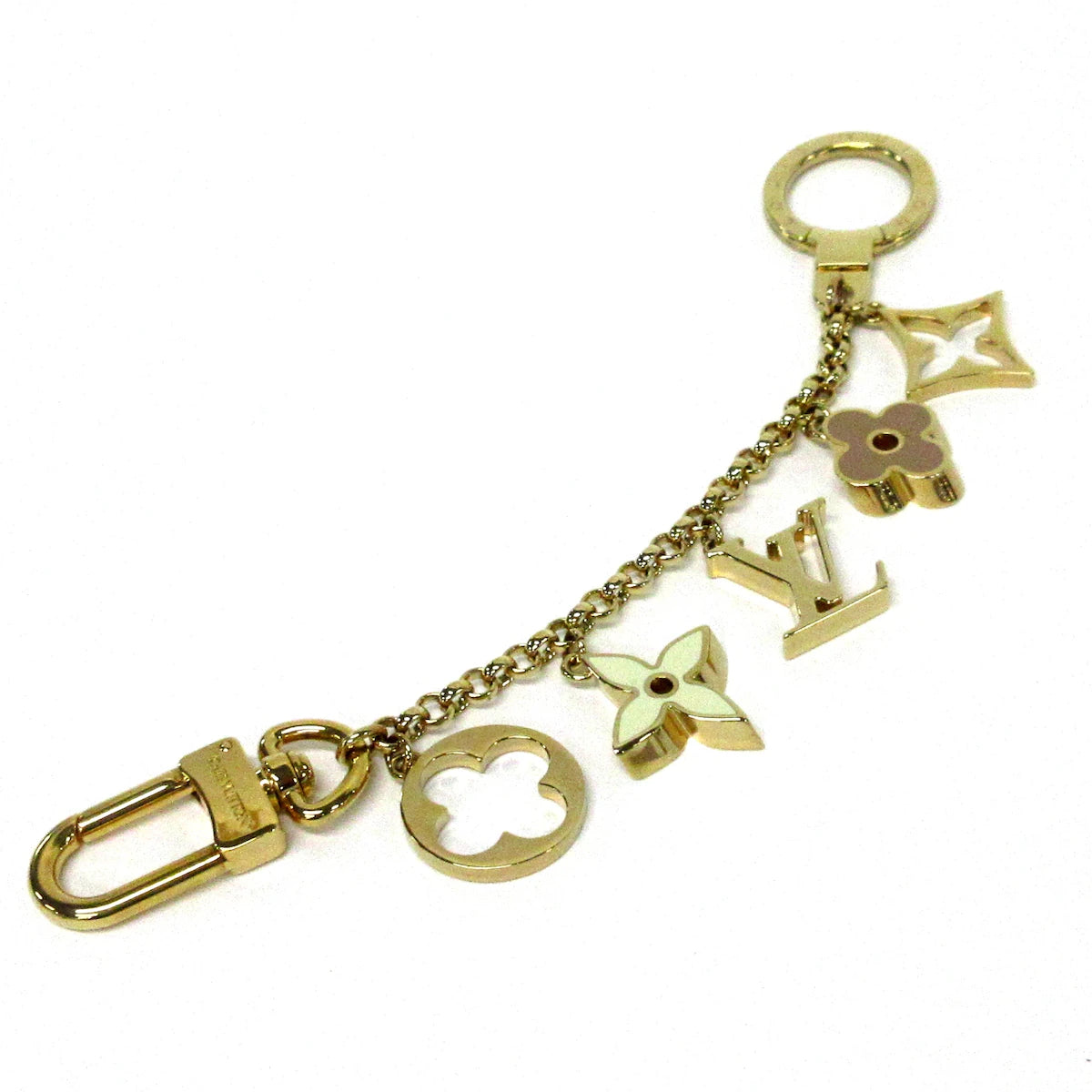 *Louis Vuitton Fleur De Monogram Bag Charm Chain 56898