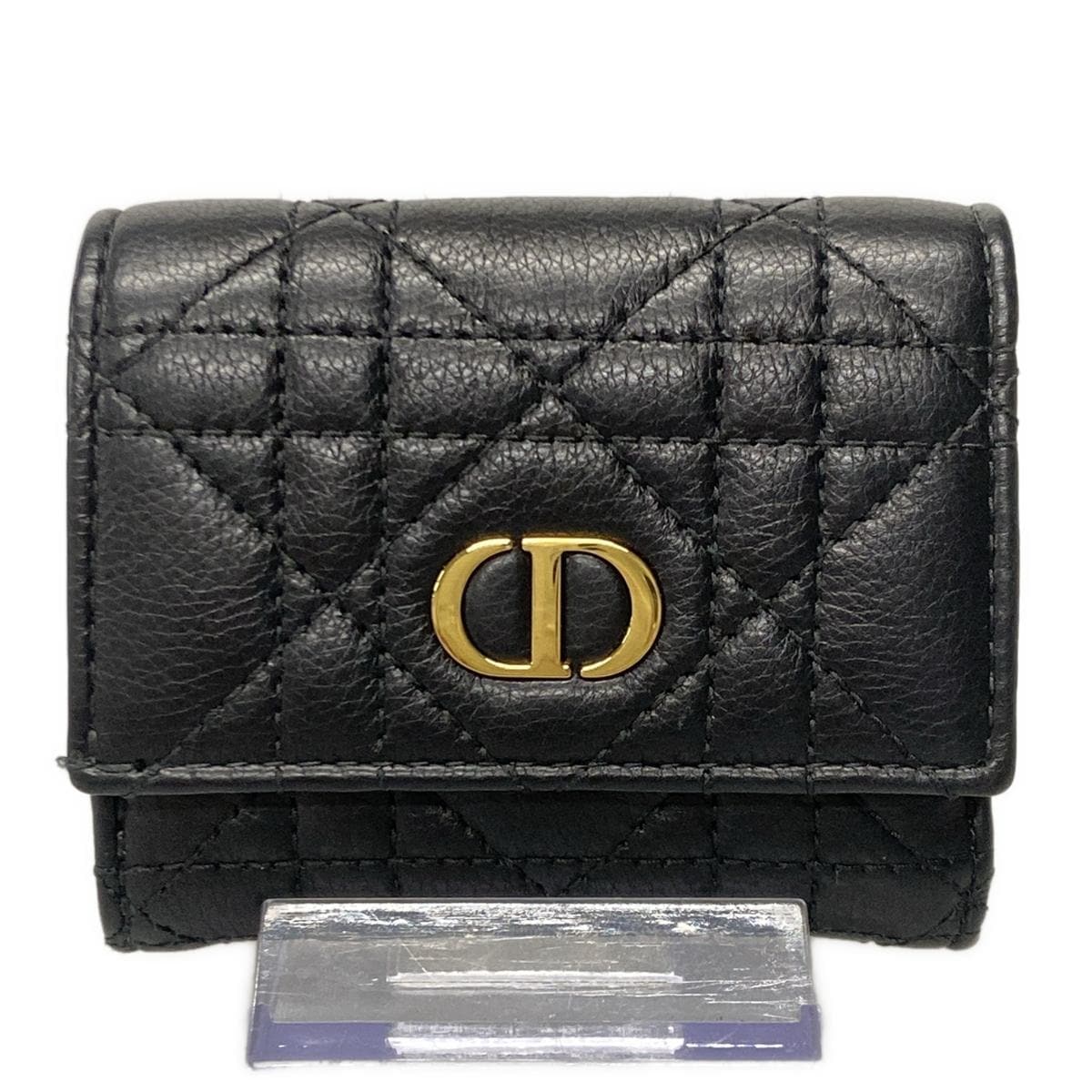 *Dior Caro Trifold Wallet 44435