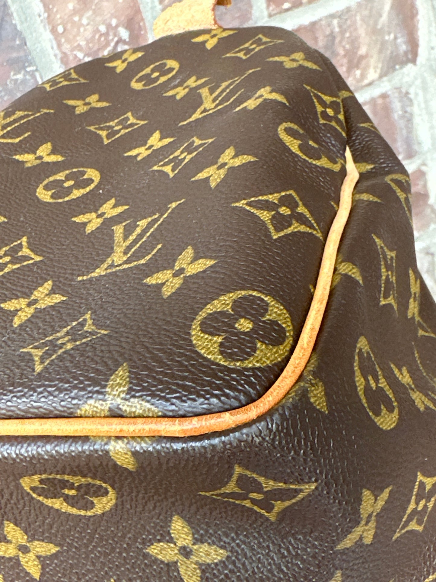 Louis Vuitton Speedy Handbag Monogram Canvas 35 89954