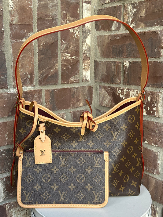 Louis Vuitton CarryAll Hobo Monogram Canvas PM 79989