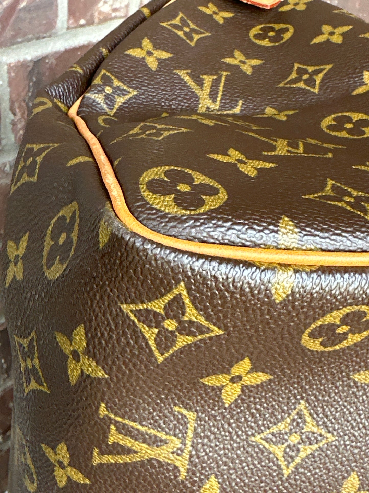 Louis Vuitton Speedy Handbag Monogram Canvas 35 89954