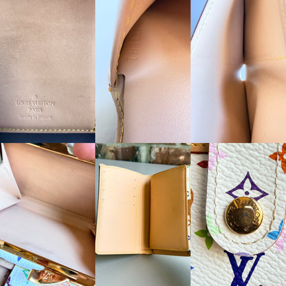 Louis Vuitton Monogram Multicolor French Purse Wallet 54018