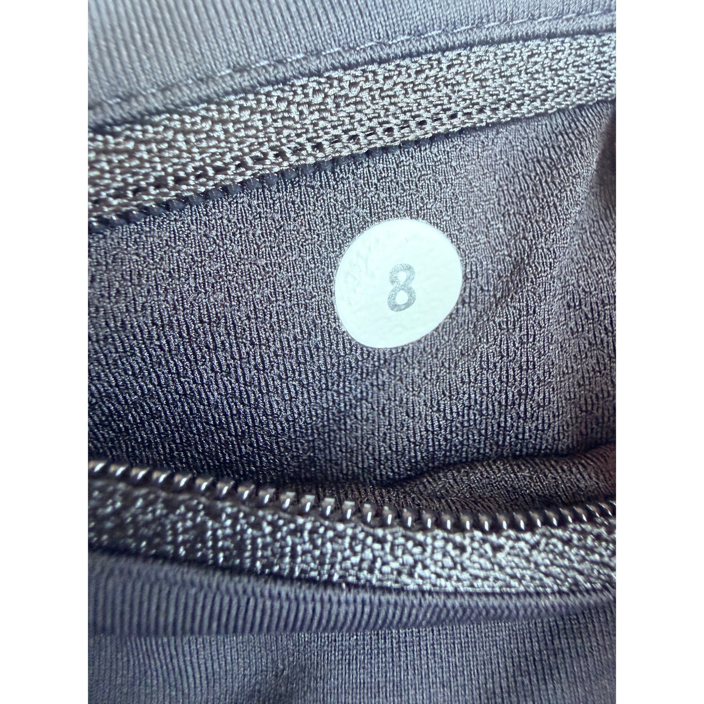 Lululemon Speed Shorts Size 8 Black White Manifesto Script Print Running