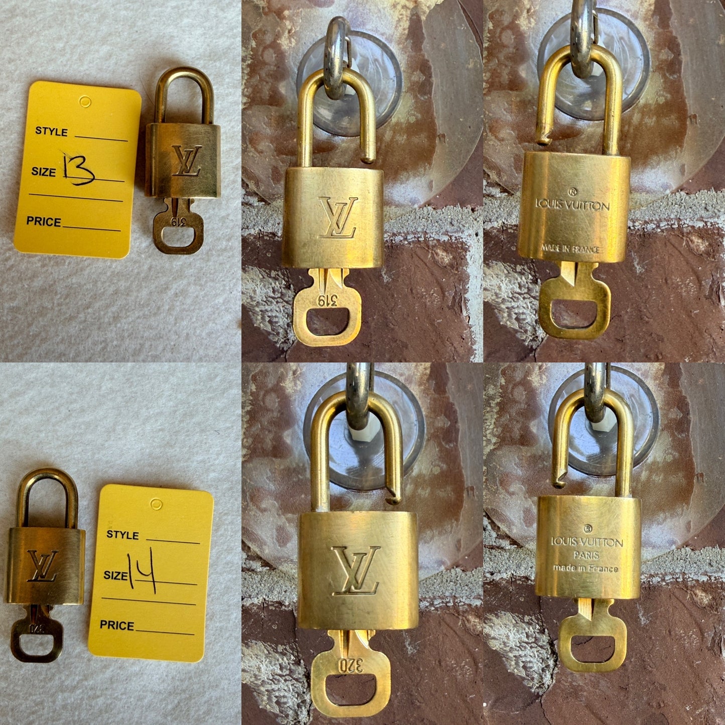 Authentic Louis Vuitton Lock & Key Set