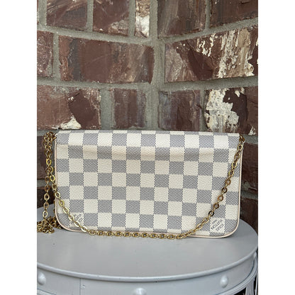 Louis Vuitton Felicie Damier Azur 56678