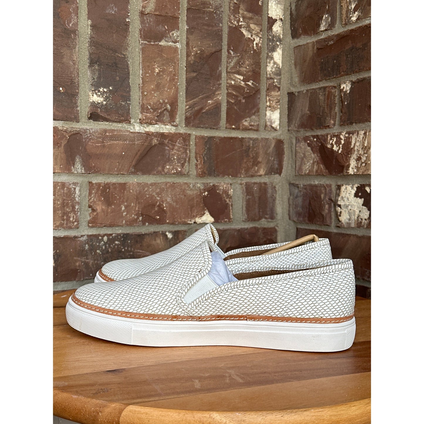 Aerosoles Newburgh White Snake Size 9M