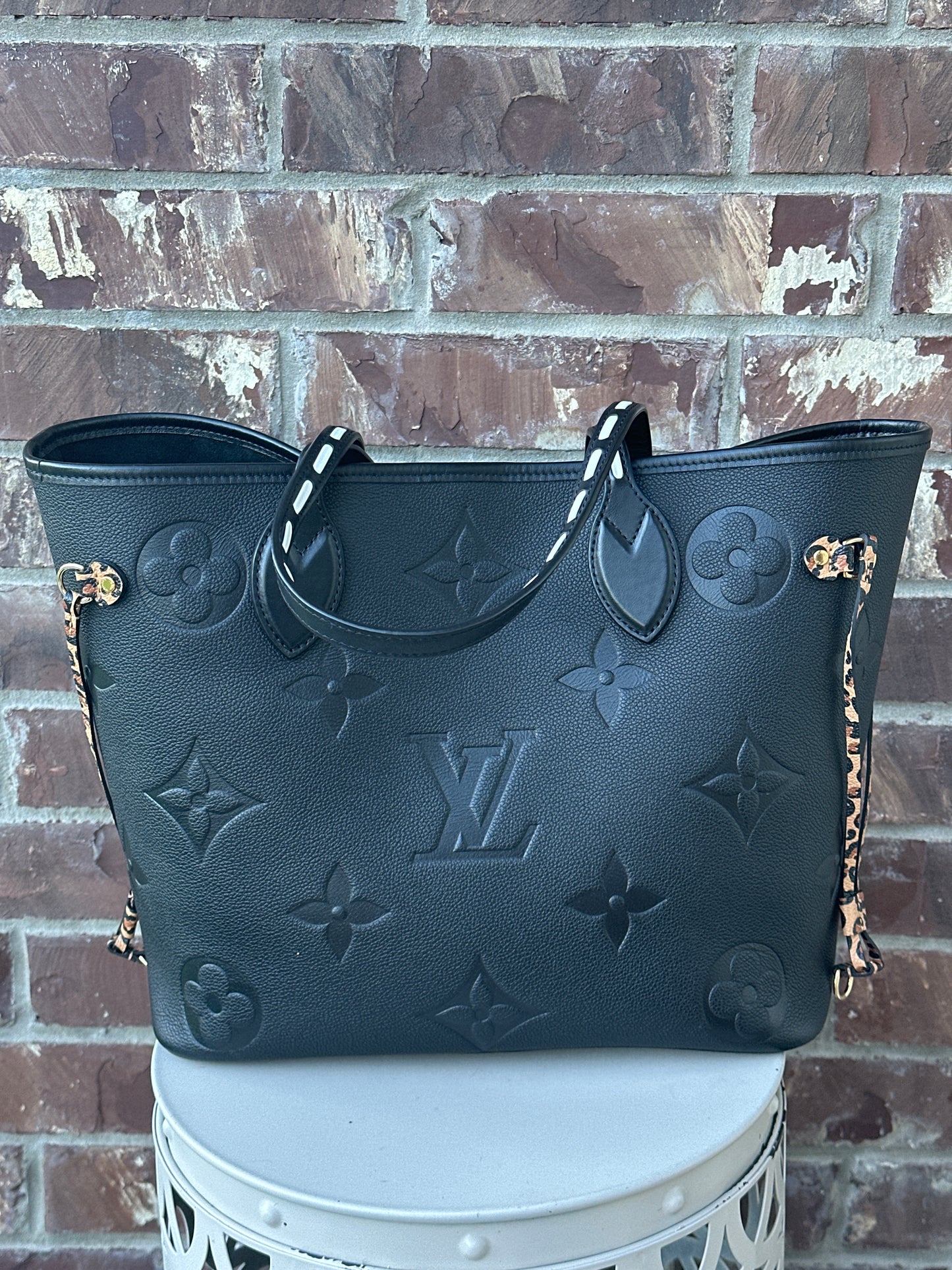 Louis Vuitton Monogram Giant Empreinte Wild At Heart Neverfull MM