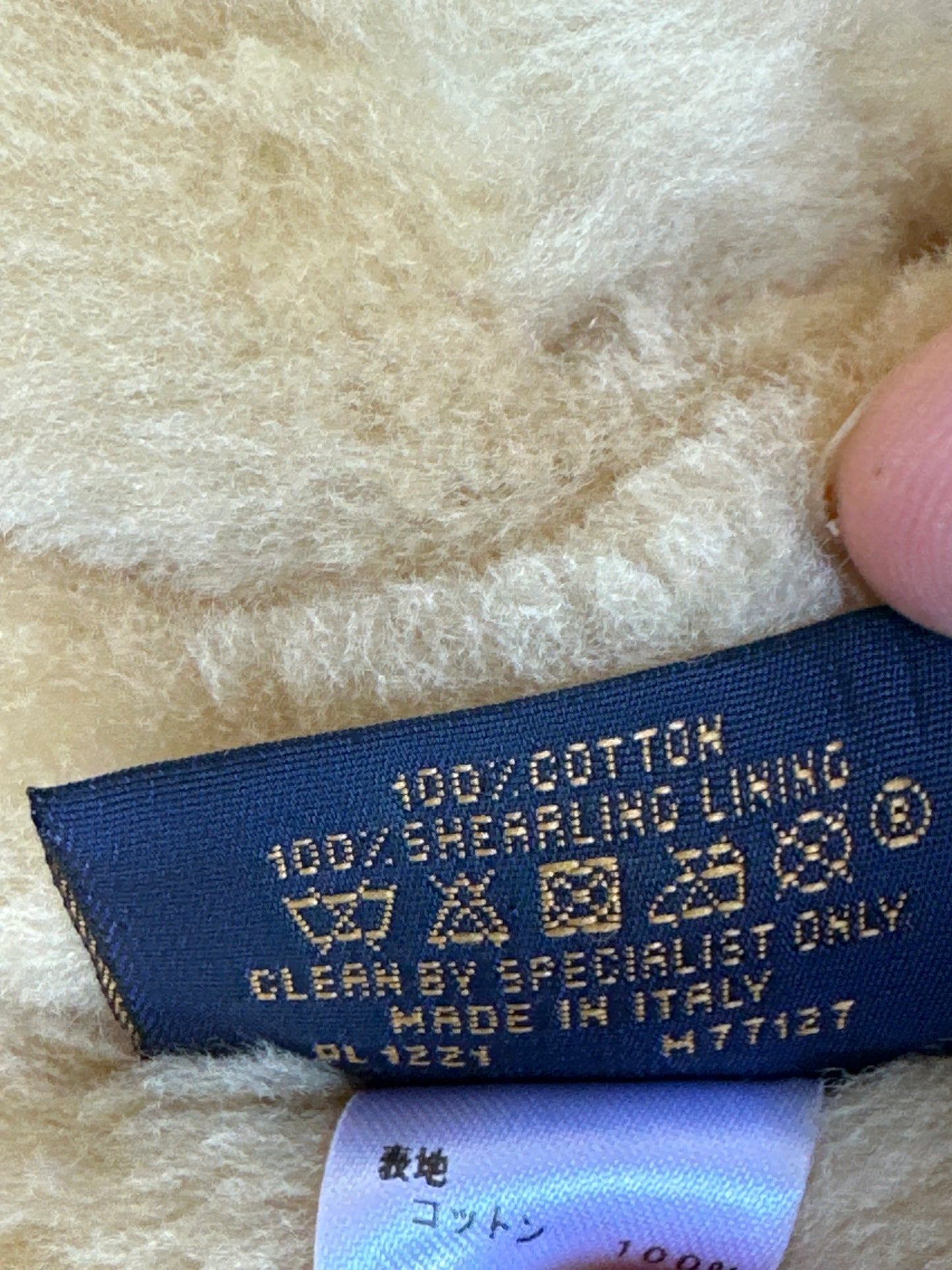 Louis Vuitton Bonnet Bucket Hat Denim and Shearling 31124