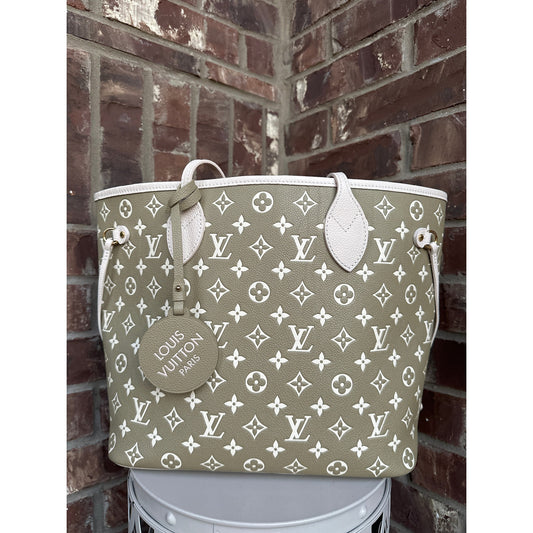 Louis Vuitton Monogram Spring In The City Empreinte Neverfull MM
