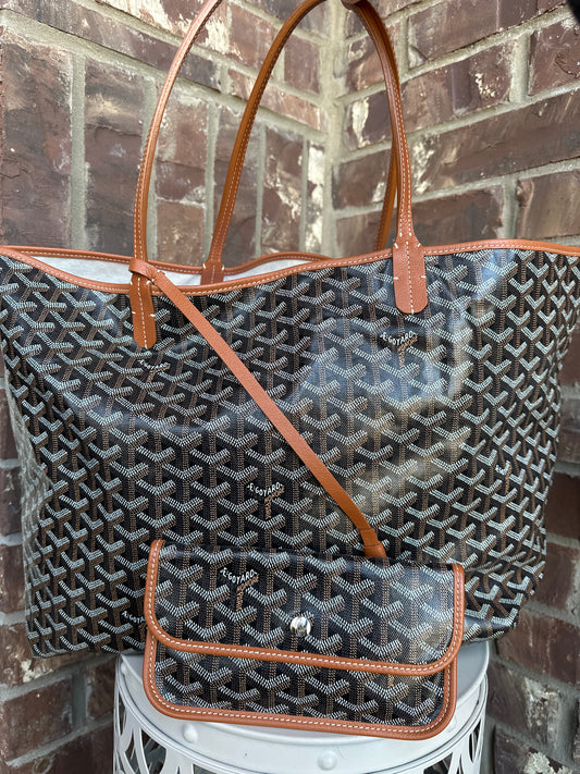 Goyard Saint Louis Tote Coated Canvas GM