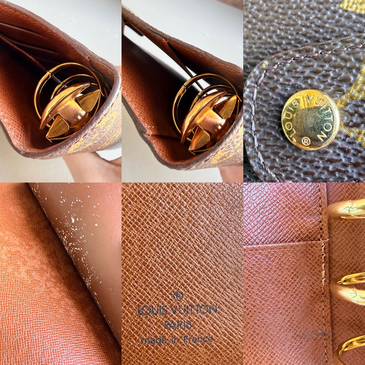 Louis Vuitton Ring Agenda Cover Monogram Canvas MM 28374