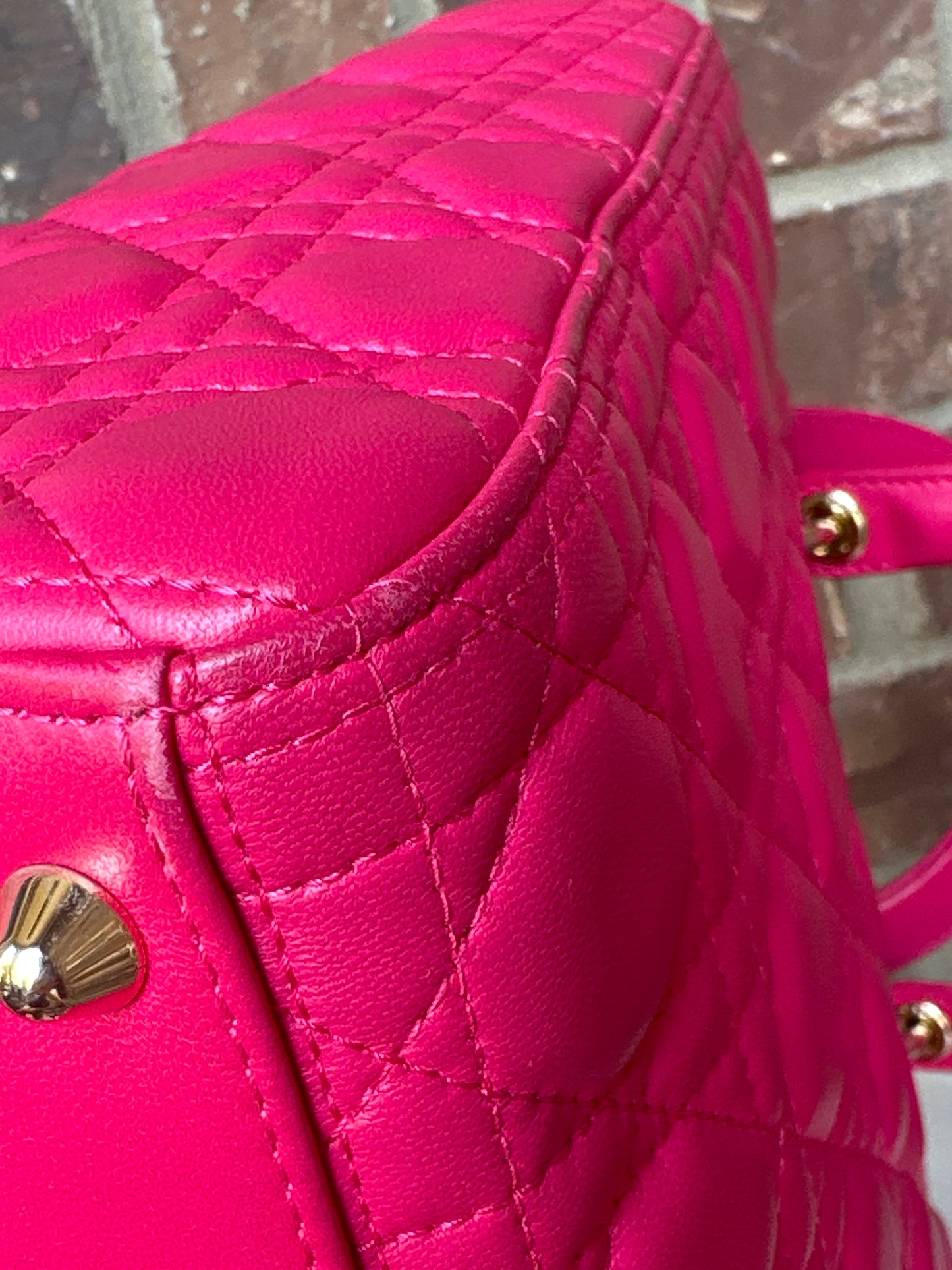 Christian Dior Lady Dior Cannage Quilt Lambskin Large 231135