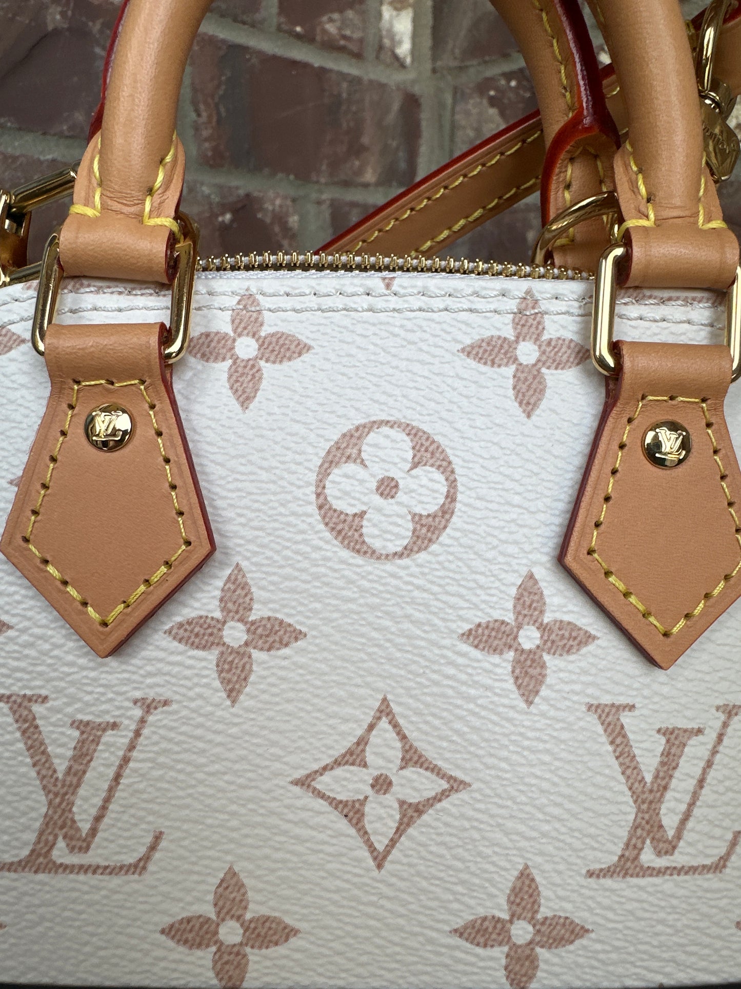 Louis Vuitton Alma Handbag Monogram Dune Canvas Nano