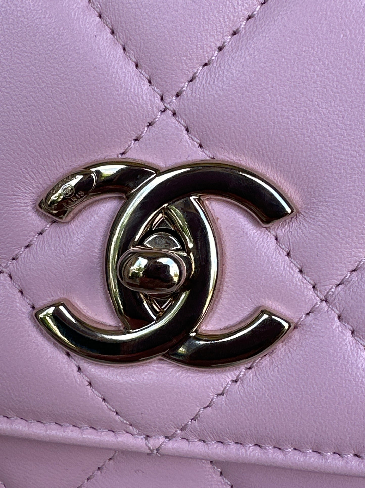 Chanel Trendy CC Top Handle Bag Quilted Lambskin Small 621355181