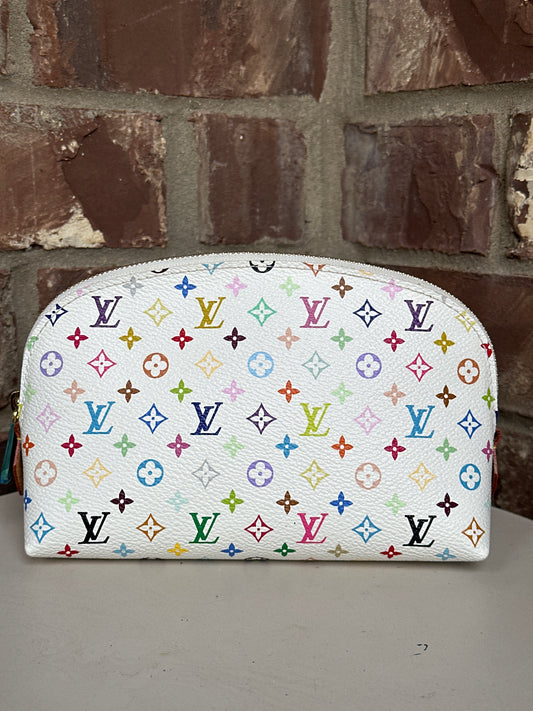 Louis Vuitton Monogram White Multicolor Cosmetic 56332