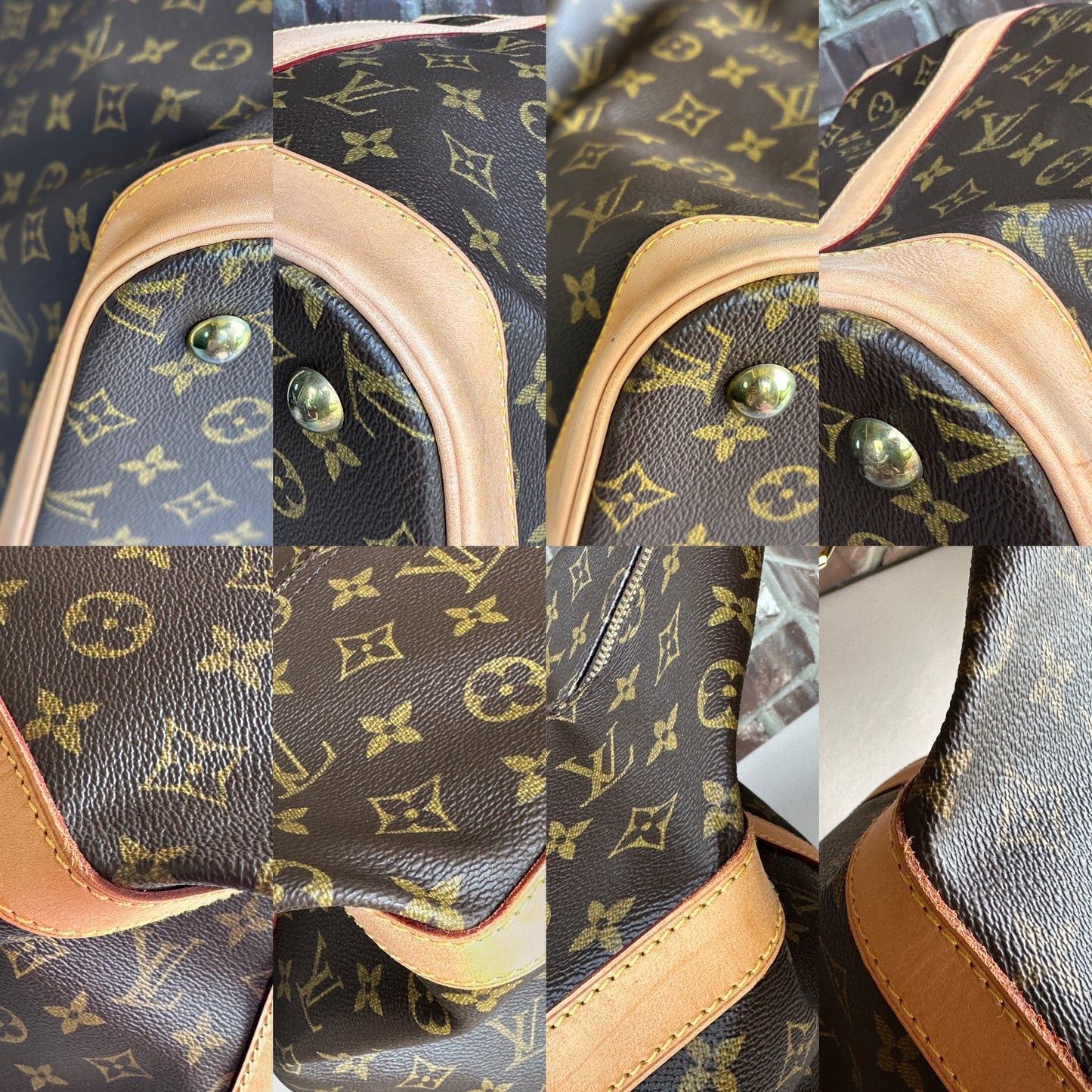 Louis Vuitton Cruiser Handbag Monogram Canvas 45 Brown - 17186