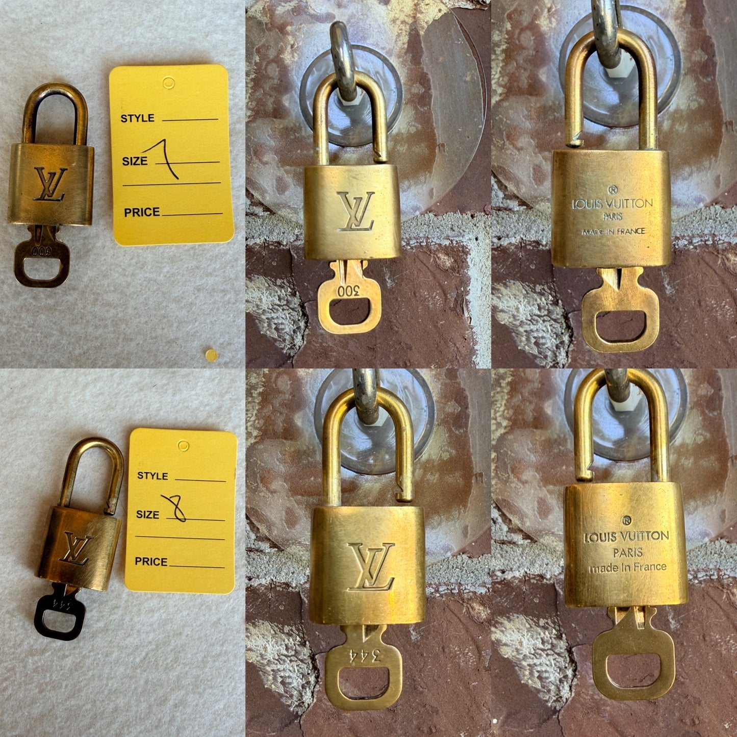 Authentic Louis Vuitton Lock & Key Set