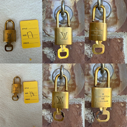 Authentic Louis Vuitton Lock & Key Set