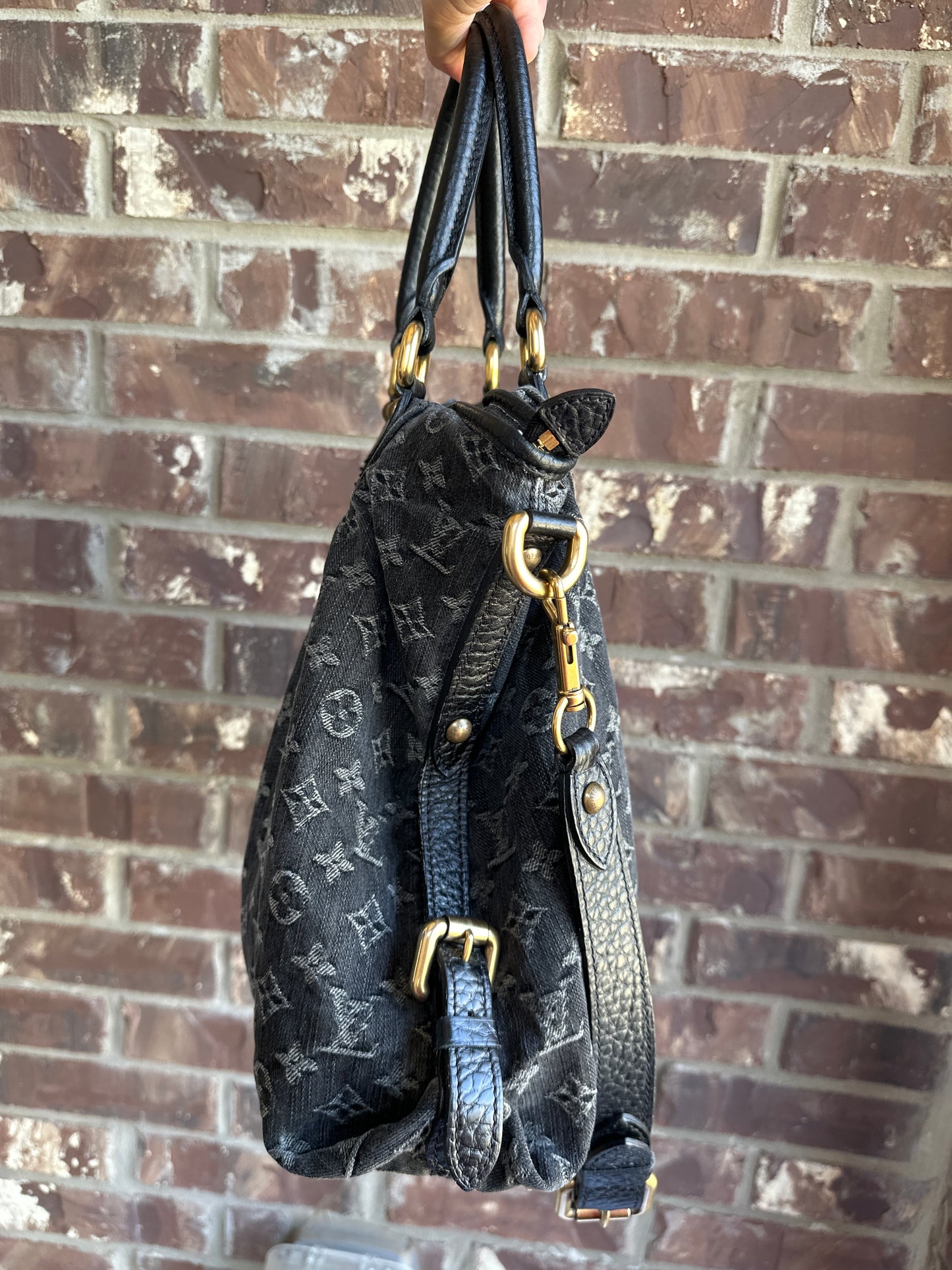 Louis Vuitton Cabby MM Denim 545907