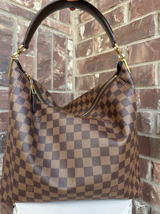 Louis Vuitton Portobello Handbag Damier Ebene GM 72323