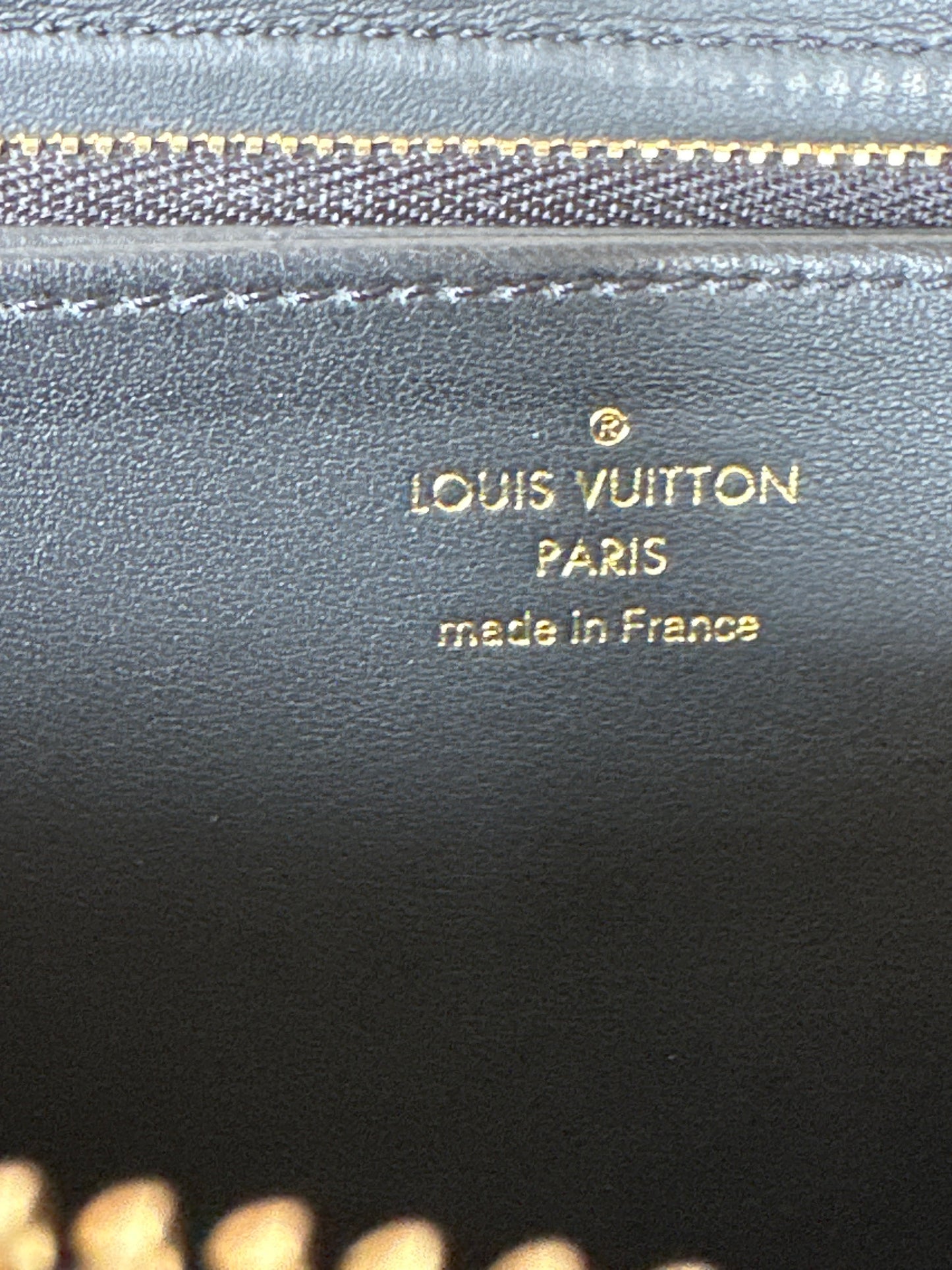 Louis Vuitton Coussin Zippy Wallet Monogram Embossed Lambskin 61113