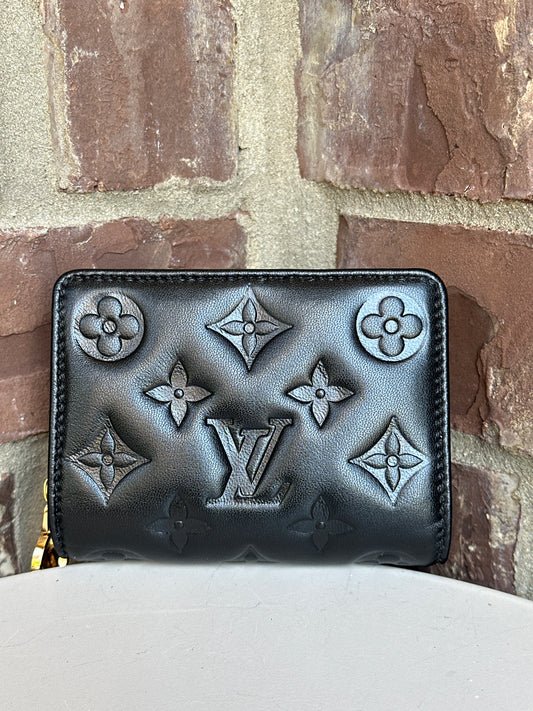 Louis Vuitton Coussin Lou Wallet Monogram Embossed Lambskin 54123