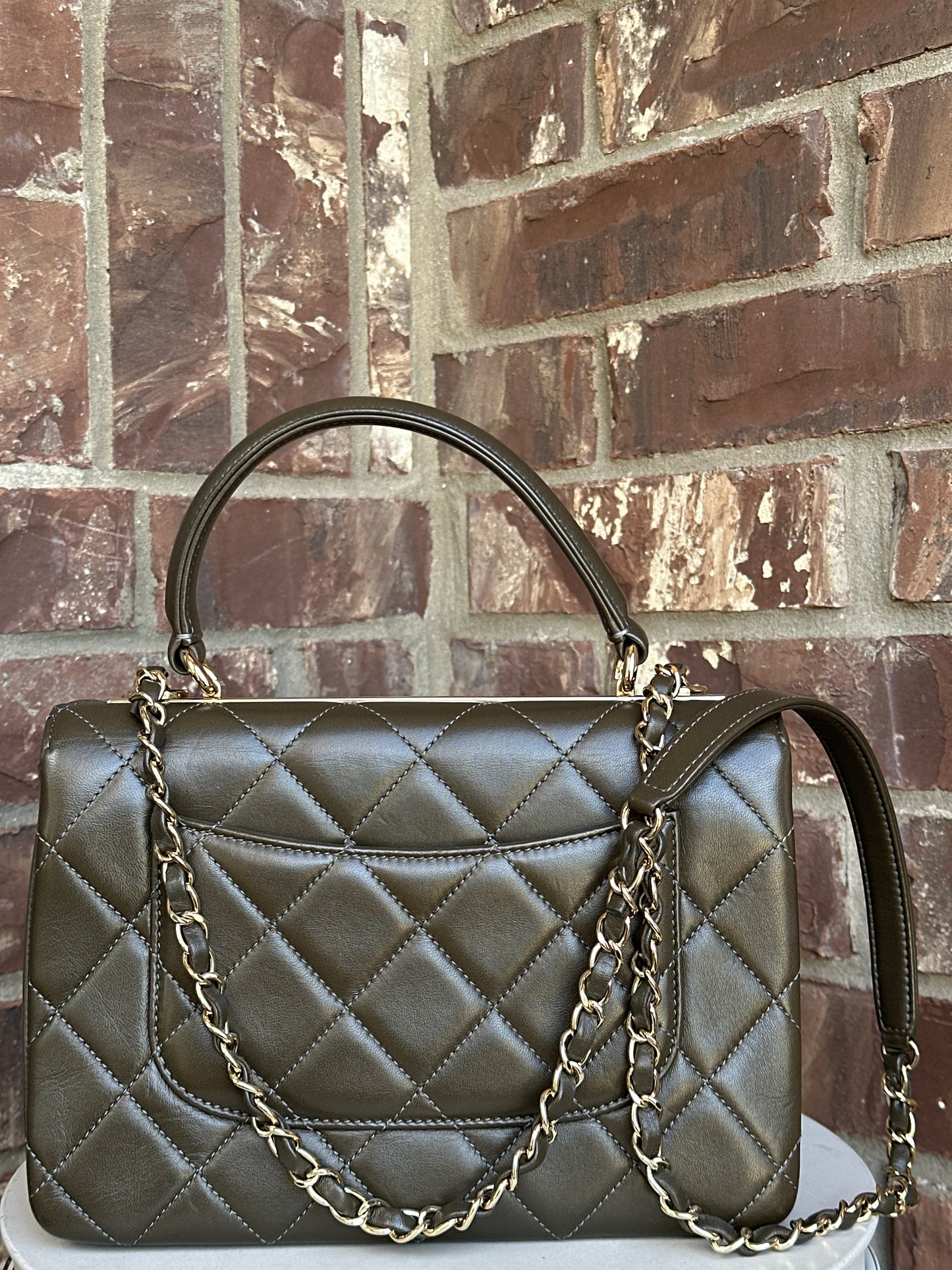 Chanel Trendy CC Top Handle Bag Quilted Lambskin Small 79229