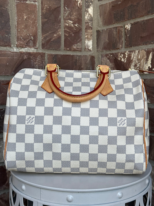 Louis Vuitton Speedy Damier Azur 25