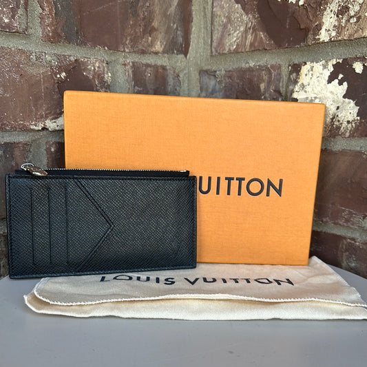 Louis Vuitton Coin Card Case - Taiga Leather