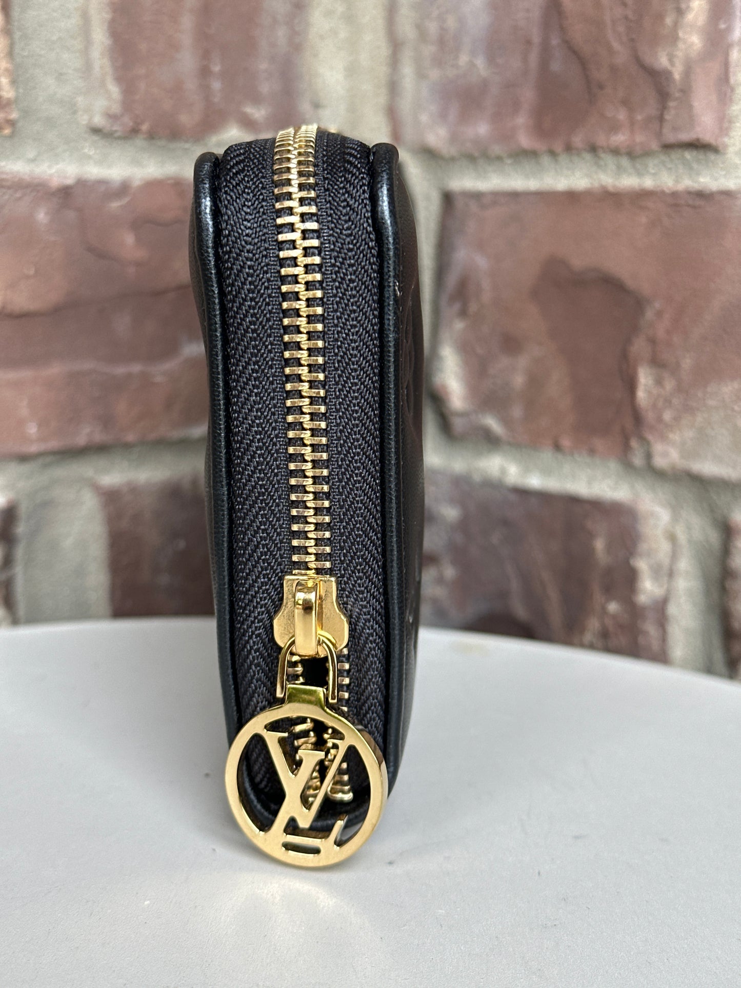 Louis Vuitton Coussin Zippy Wallet Monogram Embossed Lambskin 61113