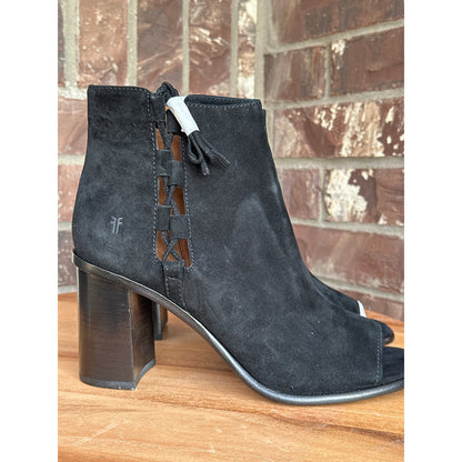 Frye Amy Slide Ghille Black Size 9M