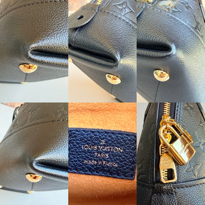 Louis Vuitton Neo Alma Handbag Monogram Empreinte Leather BB Black 82972