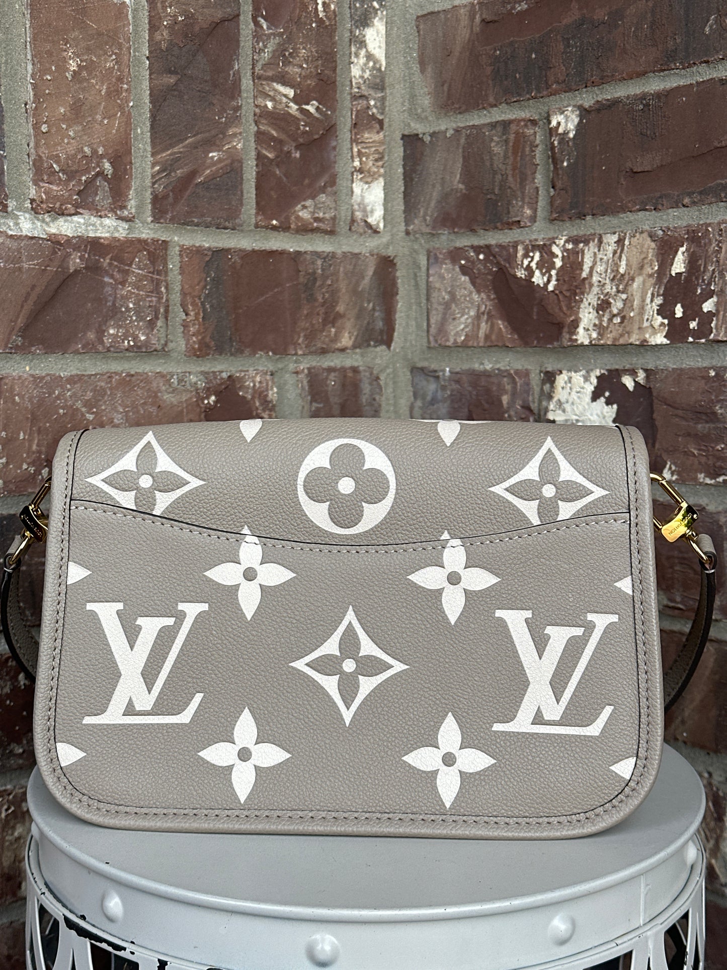 Louis Vuitton Diane Bicolor Monogram Empreinte Giant NM 54121
