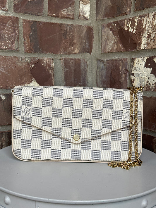 Louis Vuitton Felicie Damier Azur 56678