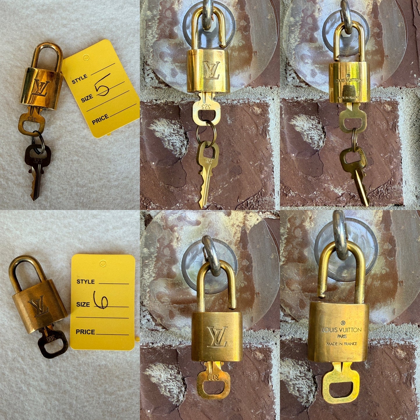 Authentic Louis Vuitton Lock & Key Set