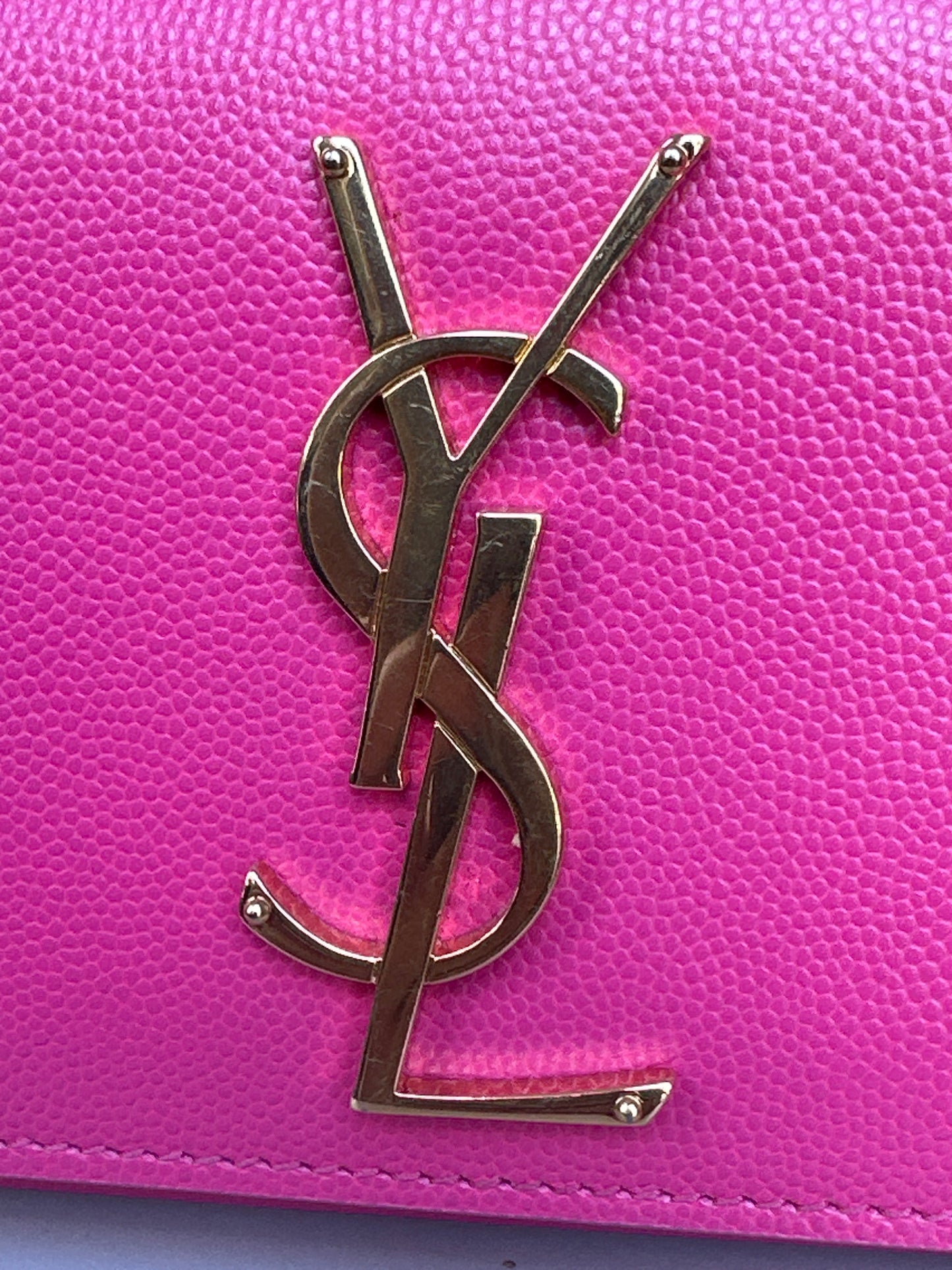 Saint Laurent Classic Monogram Crossbody Bag Grainy Leather Small 54198