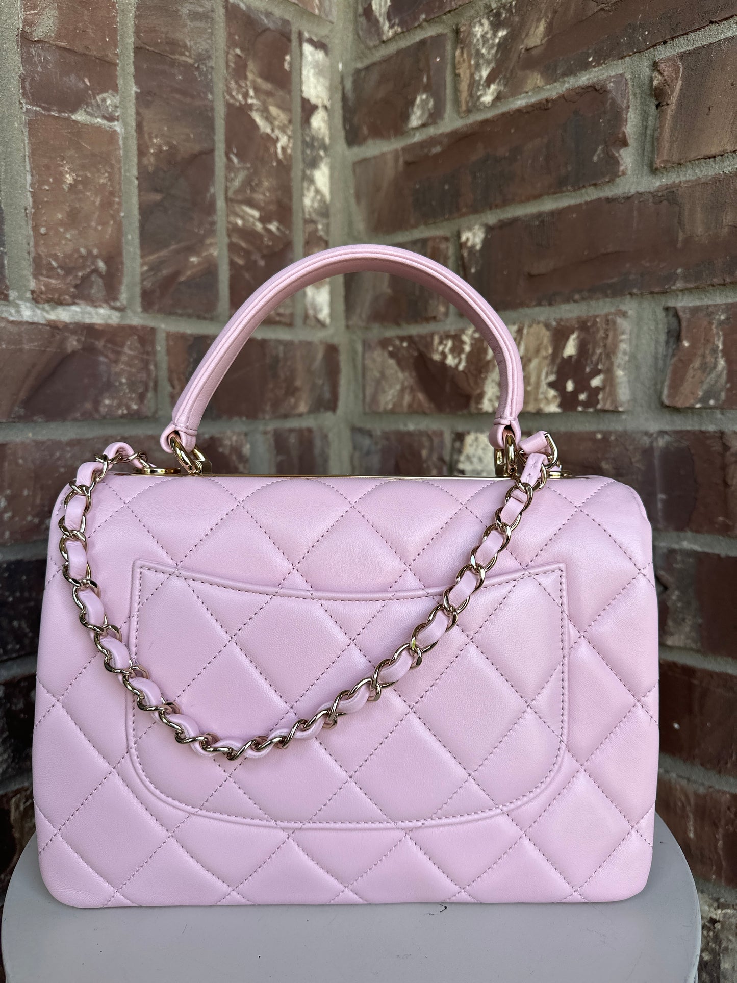 Chanel Trendy CC Top Handle Bag Quilted Lambskin Small 621355181
