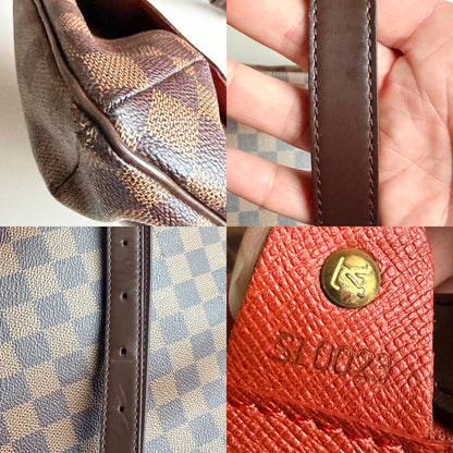 Louis Vuitton Musette Handbag Damier Ebene GM Brown 638420