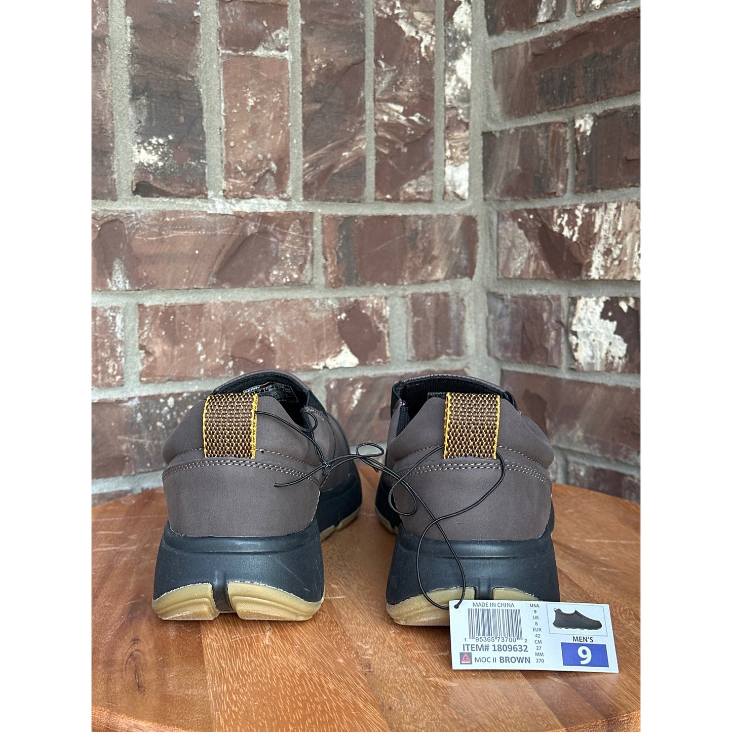 Gerry Moc II Men’s Slip On Brown Size 9