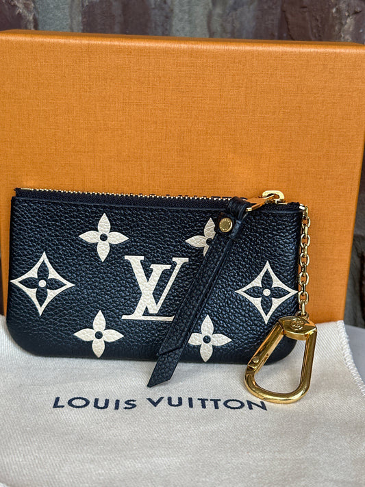 Louis Vuitton Key Pouch Bicolor 45476